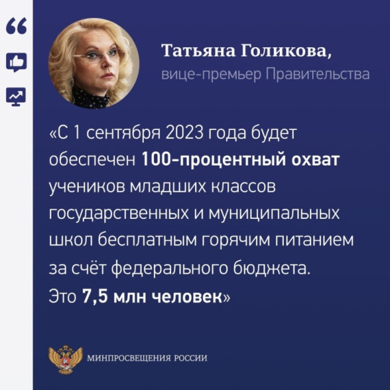 Бесплатное горячее питание.